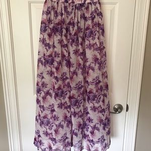 NWOT American Apparel Chiffon Maxi Skirt